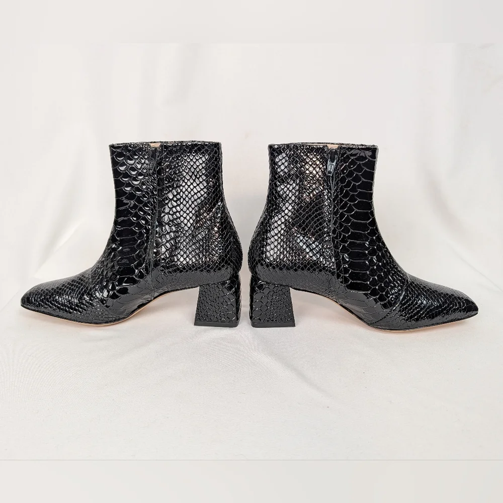 KALDA Marti Embossed Snake Boots
